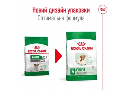 Фото - сухий корм Royal Canin MINI AGEING 12+ (СОБАКИ ДРІБНИХ ПОРІД ЕЙДЖИН 12+) корм для собак від 12 років