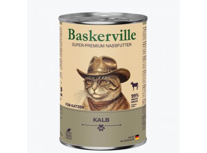 Фото 2 -  влажный корм (консервы) Baskerville (Баскервиль) ТЕЛЯТИНА - консервы для кошек