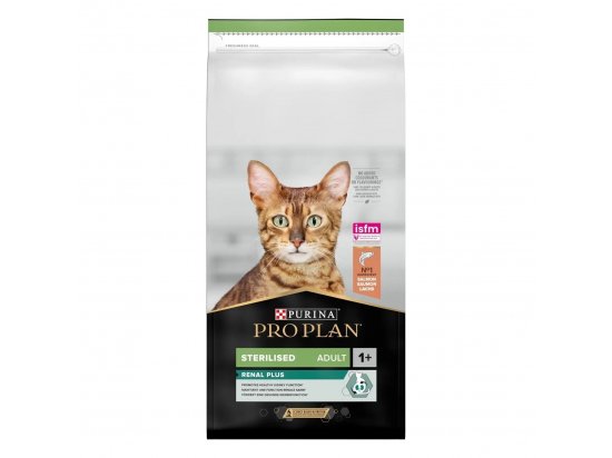 Фото - сухий корм Purina Pro Plan (Пуріна Про План) Renal Plus Sterilised Adult Salmon сухий корм для стерилізованих кішок ЛОСОСЬ