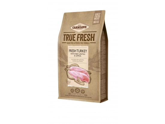 Фото - сухий корм Carnilove True Fresh Turkey корм для дорослих собак ІНДИЧКА