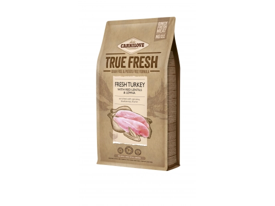 Фото - сухой корм Carnilove True Fresh Turkey корм для взрослых собак ИНДЕЙКА