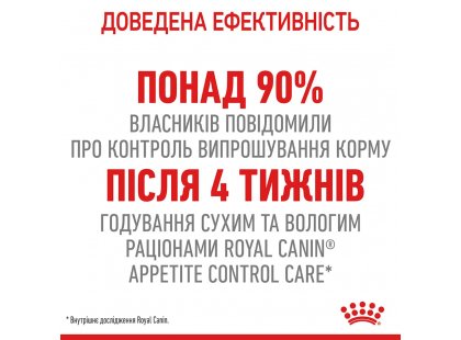 Фото 5 -  сухий корм Royal Canin APPETITE CONTROL (АПЕТИТ КОНТРОЛЬ) корм для стерилізованих кішок від 1 до 7 років