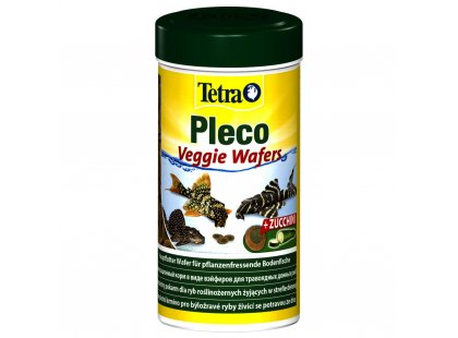 Фото - корм для рыб Tetra Pleco Veggie Wafers корм для травоядных донных рыбок, пластинки