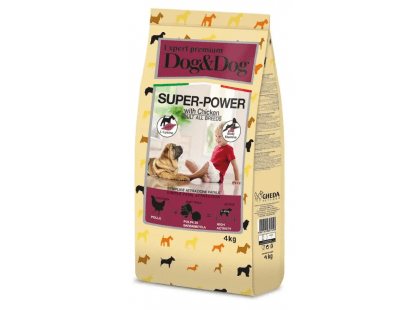 Фото - сухий корм Gheda Expert High Premium Dog&Dog Super-Power Chicken сухий корм для дорослих собак усіх порід КУРКА