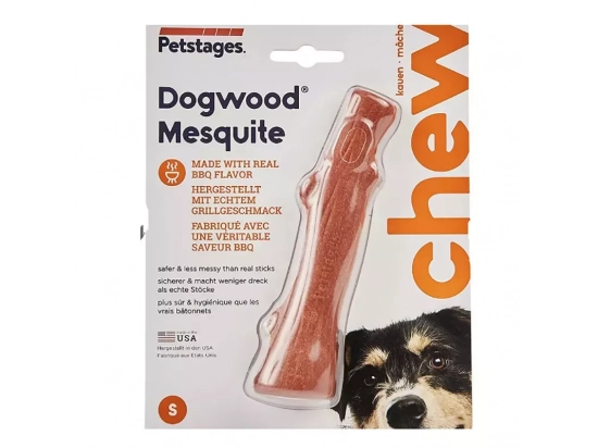 Фото 5 -  іграшки Petstages DOGWOOD MESGUITE іграшка для собак з ароматом барбекю, МІЦНА ГІЛКА