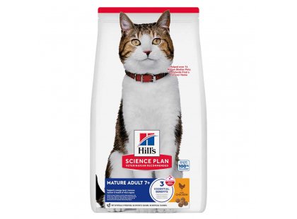Фото - Hill's Science Plan Mature Adult 7+ Active Longevity корм для пожилых кошек от 7 лет с курицей сухой корм Hill's Science Plan Mature Adult 7+ Active Longevity корм для пожилых кошек от 7 лет с курицей