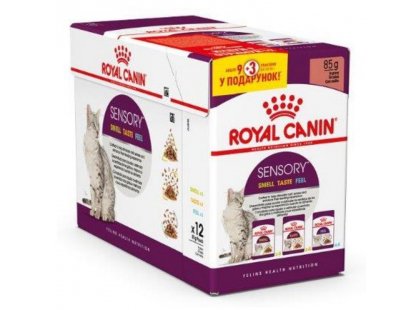 Фото - Royal Canin SENSORY MULTIPACK GRAVY консерви для вибагливих кішок НАБІР вологий корм (консерви) Royal Canin SENSORY MULTIPACK GRAVY консерви для вибагливих кішок НАБІР