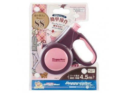 Фото 3 -  рулетки DoggyMan Retractable Lead Trad Style поводок рулетка для собак, шоколадный
