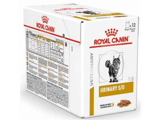 Фото - ветеринарные корма Royal Canin URINARY S/O лечебные консервы для кошек при заболеваниях мочевыводительной системы