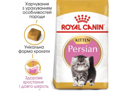 Фото 4 -  сухий корм Royal Canin KITTEN PERSIAN 32 (КІТТЕН ПЕРСІАН) корм для кошенят від 4-12 місяців