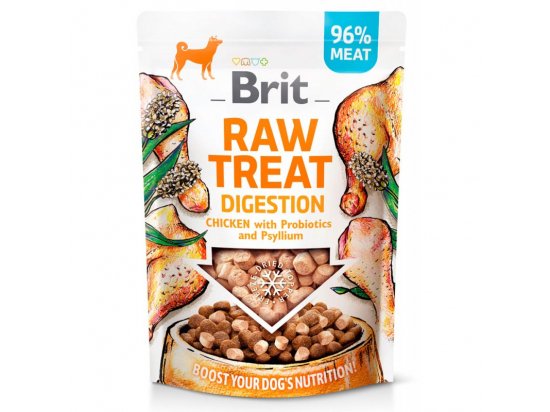 Фото - лакомства Brit Care Dog Raw Treat Digestion Freeze-dried Chicken лакомство для пищеварения собак КУРИЦА