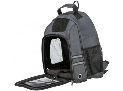 Фото 3 -  переноски, сумки, рюкзаки Trixie  DAN рюкзак-переноска для животных, серый (28836)
