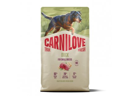 Фото - Carnilove True Fresh Small Breed Duck cухой беззерновой корм для собак мелких пород УТКА сухой корм Carnilove True Fresh Small Breed Duck cухой беззерновой корм для собак мелких пород УТКА