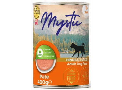 Фото - Mystic Adult Dog Turkey Pate влажный корм для собак, паштет ИНДЕЙКА влажный корм (консервы) Mystic Adult Dog Turkey Pate влажный корм для собак, паштет ИНДЕЙКА