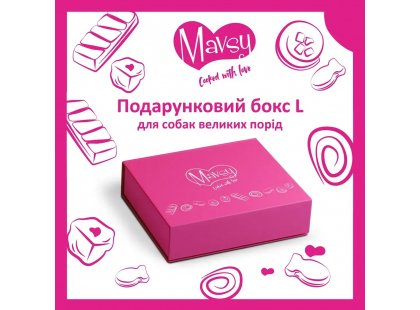 Фото 2 -  ласощі Mavsy Подарунковий бокс для собак великих порід
