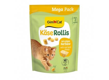 Фото - Gimcat KASE ROLLIES (СИРНІ РОЛИКИ) вітамінні ласощі для котів ласощі Gimcat KASE ROLLIES (СИРНІ РОЛИКИ) вітамінні ласощі для котів