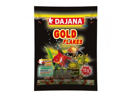 Фото - корм для риб Dajana Gold Flakes корм для золотих рибок та декоративних карасів у пластівцях