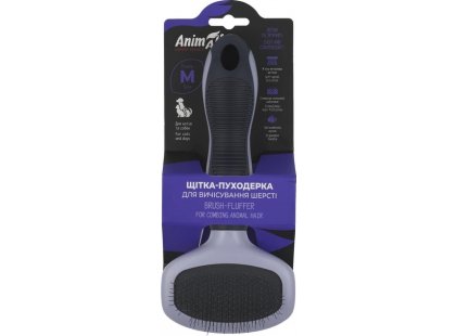 Фото 10 -  фурмінатори, пуходерки AnimAll Щітка-пуходерка для собак і котів