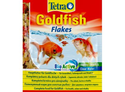 Фото - корм для риб Tetra GOLDFISH FLAKES (ГОЛДФІШ ПЛАСТІВЦІ) корм для риб