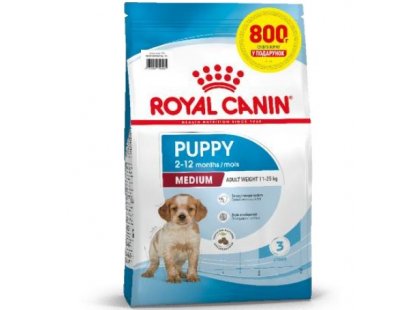Фото - Royal Canin MEDIUM PUPPY корм для щенков средних пород от 2 до 12 месяцев сухой корм Royal Canin MEDIUM PUPPY корм для щенков средних пород от 2 до 12 месяцев