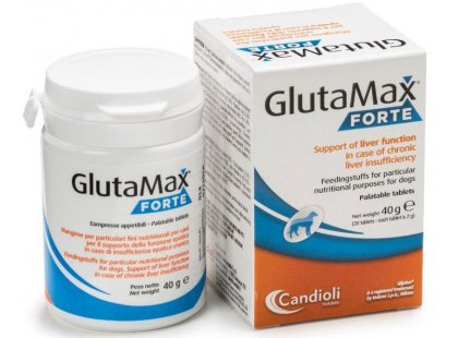 Фото - для печінки Candioli (Кандіолі) GlutaMax Forte (ГлютаМакс Форте) таблетки для підтримки функіїй печінки для собак и кішок