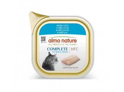 Фото - Almo Nature HFC Complete Sterilised Cod влажный корм для стерилизованных кошек ТРЕСКА влажный корм (консервы) Almo Nature HFC Complete Sterilised Cod влажный корм для стерилизованных кошек ТРЕСКА