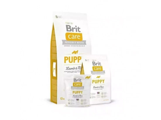 Фото - сухий корм Brit Care Dog Puppy Hypoallergenic Lamb гіпоалергенний сухий корм для цуценят та молодих собак усіх порід ЯГНЯ