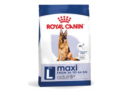 Фото - Royal Canin MAXI ADULT 5+ (СОБАКИ ВЕЛИКИХ ПОРІД ЕДАЛТ 5+) корм для собак від 5 років сухий корм Royal Canin MAXI ADULT 5+ (СОБАКИ ВЕЛИКИХ ПОРІД ЕДАЛТ 5+) корм для собак від 5 років