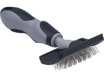 Фото 7 -  фурмінатори, пуходерки AnimAll Щітка-пуходерка прямокутна для собак і котів