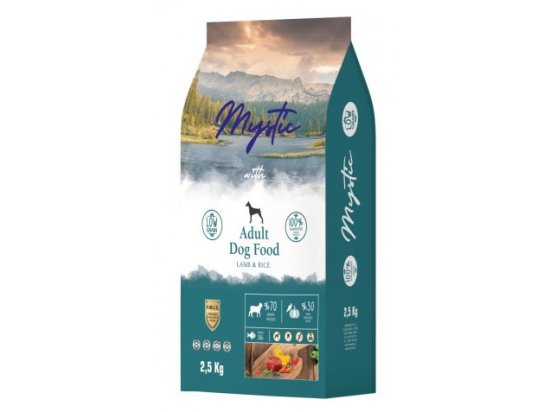 Фото - сухий корм Mystic (Містік) Adult Dog Food with Lamb & Rice сухий корм для собак ЯГНЯ та РИС