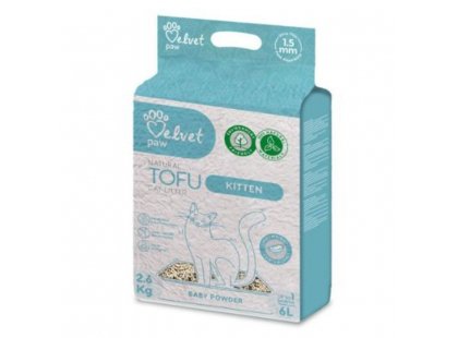 Фото - Velvet Paw Tofu Kitten Baby Powder гороховый наполнитель для котят ДЕТСКАЯ ПРИСЫПКА наполнители Velvet Paw Tofu Kitten Baby Powder гороховый наполнитель для котят ДЕТСКАЯ ПРИСЫПКА