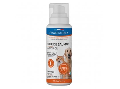 Фото - Francodex Salmon Oil масло лосося для собак и кошек пищевые добавки Francodex Salmon Oil масло лосося для собак и кошек