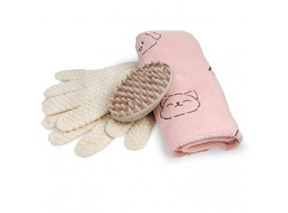 Фото 6 -  полотенца DoggyMan Pet Washing Kit набор для купания собак и кошек