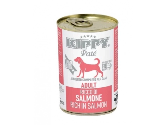 Фото - Kippy (Киппи) PATE SALMON консервы для собак (ЛОСОСЬ), паштет влажный корм (консервы) Kippy (Киппи) PATE SALMON консервы для собак (ЛОСОСЬ), паштет