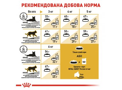 Фото - сухий корм Royal Canin PERSIAN (ПЕРСІАН) корм для котів від 1 року