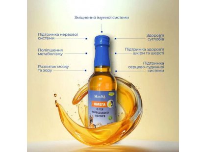 Фото 3 -  вітаміни та мінерали Modes Олія норвезького лосося для котів і собак