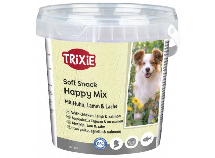 Фото - Trixie Soft Snack Happy Mix - Суміш ласощів для собак ягня, лосось, курка ласощі Trixie Soft Snack Happy Mix - Суміш ласощів для собак ягня, лосось, курка
