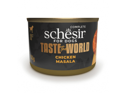 Фото - влажный корм (консервы) Schesir (Шезир) Taste the World Chicken Masala консервы для собак МАСАЛА С КУРИЦЕЙ в бульоне