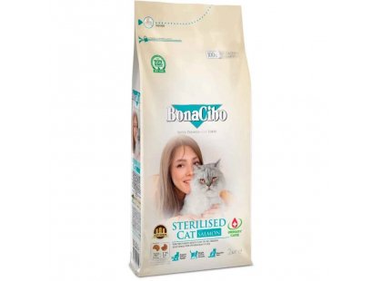 Фото - BonaCibo ADULT STERILISED SALMON сухий корм для стерилізованих котів ЛОСОСЬ сухий корм BonaCibo ADULT STERILISED SALMON сухий корм для стерилізованих котів ЛОСОСЬ