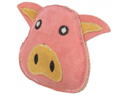Фото 3 -  іграшки Trixie Pig іграшка зі шкіри для собак ПОРОСЯ (35990)