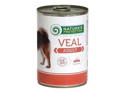 Фото 4 -  влажный корм (консервы) Natures Protection (Нейчез Протекшин) ADULT VEAL (ЭДАЛТ ТЕЛЯТИНА) консерва для собак