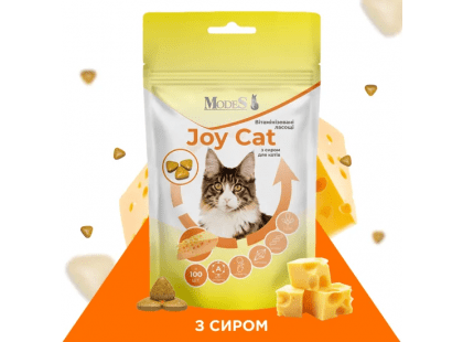 Фото 2 -  ласощі Modes Joy Cat вітамінізовані ласощі для котів СИР