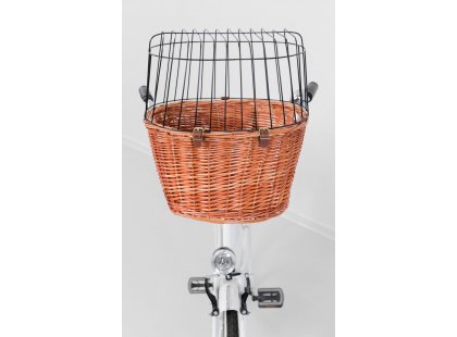 Фото 10 -  велоаксессуары Trixie Bicycle Basket - Корзина с сеткой для крепления на руле велосипеда (2806)