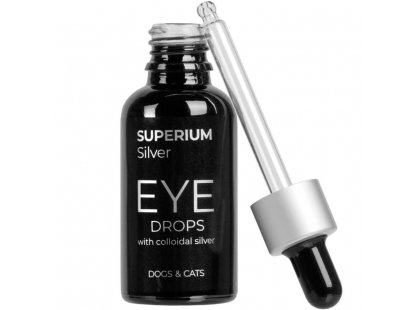 Фото 3 -  для глаз Superium Сильвер капли глазные с коллоидным серебром для котов и собак