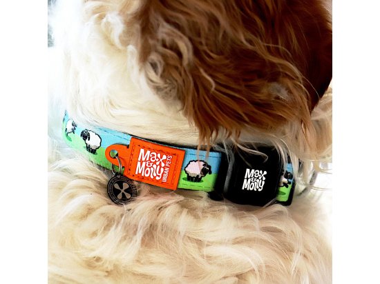 Фото - амуниция Max & Molly Urban Pets Smart ID Collar ошейник для собак с QR-кодом Black Sheep