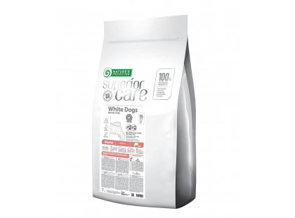 Фото 3 -  сухий корм Natures Protection GRAIN FREE WHITE COAT STARTER SALMON & KRILL корм для цуценят до 4 місяців з білою шерстю ЛОСОСЬ і КРІЛЬ