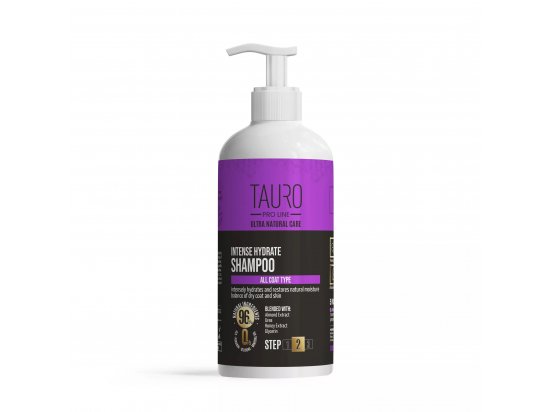 Фото - повсякденна косметика Tauro (Тауро) Pro Line Ultra Natural Care Intense Hydrate Shampoo інтенсивно зволожуючий шампунь для вовни та шкіри собак та котів