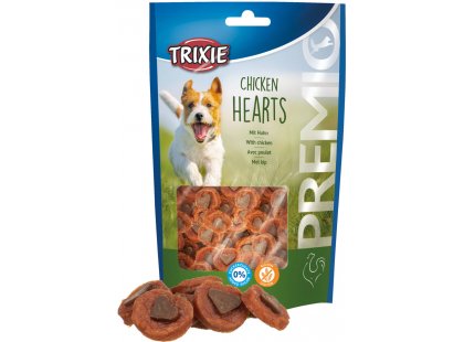 Фото 2 -  лакомства Trixie Premio Chicken Hearts лакомства для собак СЕРДЕЧКИ ИЗ КУРИЦЫ И КУРИНОЙ ПЕЧЕНИ (31670)
