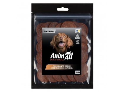 Фото 2 -  лакомства AnimAll Platinum лакомство для собак МЕДАЛЬОНЫ С КУРИЦЕЙ