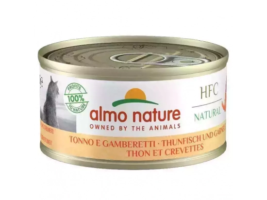 Фото - влажный корм (консервы) Almo Nature HFC NATURAL TUNA & SHRIMP консервы для кошек ТУНЕЦ И КРЕВЕТКИ